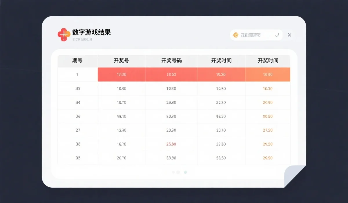 168飞艇开奖结果表格示例